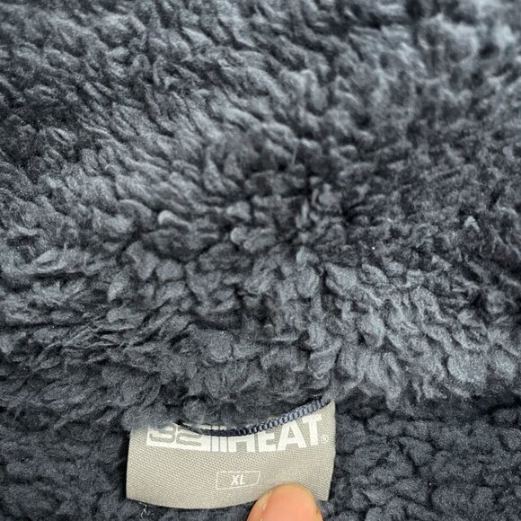 32 Degrees Heat Women's XL Navy Faux Fur Plush Jacket Jck0247 - Picture 6 of 11